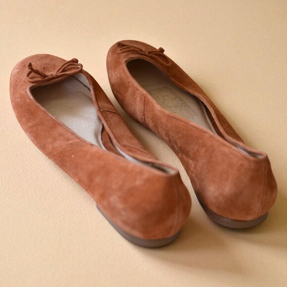 Jack Rogers Brown Suede Ballet Flats | Size 8.5 | New - Picture 3 of 7